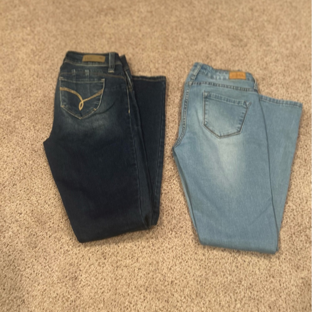Classic Blue and Light Blue Women's Jeans